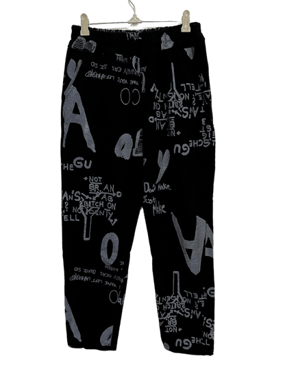 Conjunto Negro Con Letras