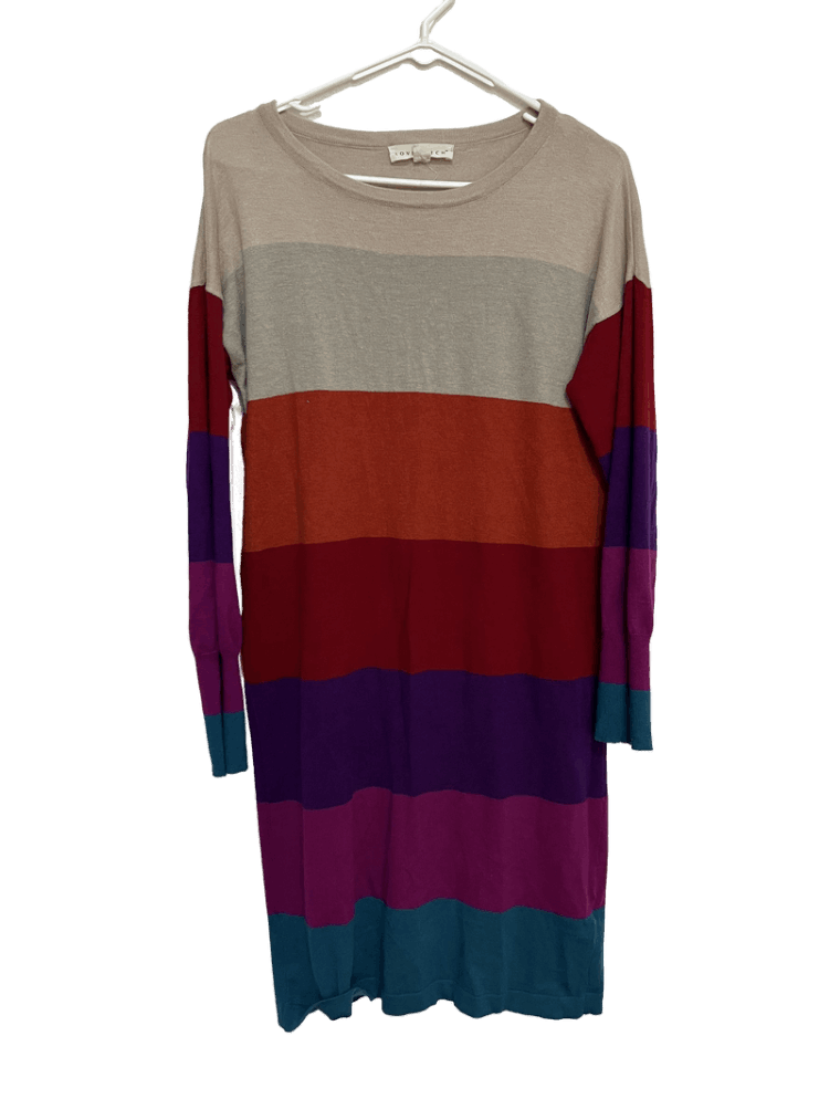 Vestido Franjas De Colores