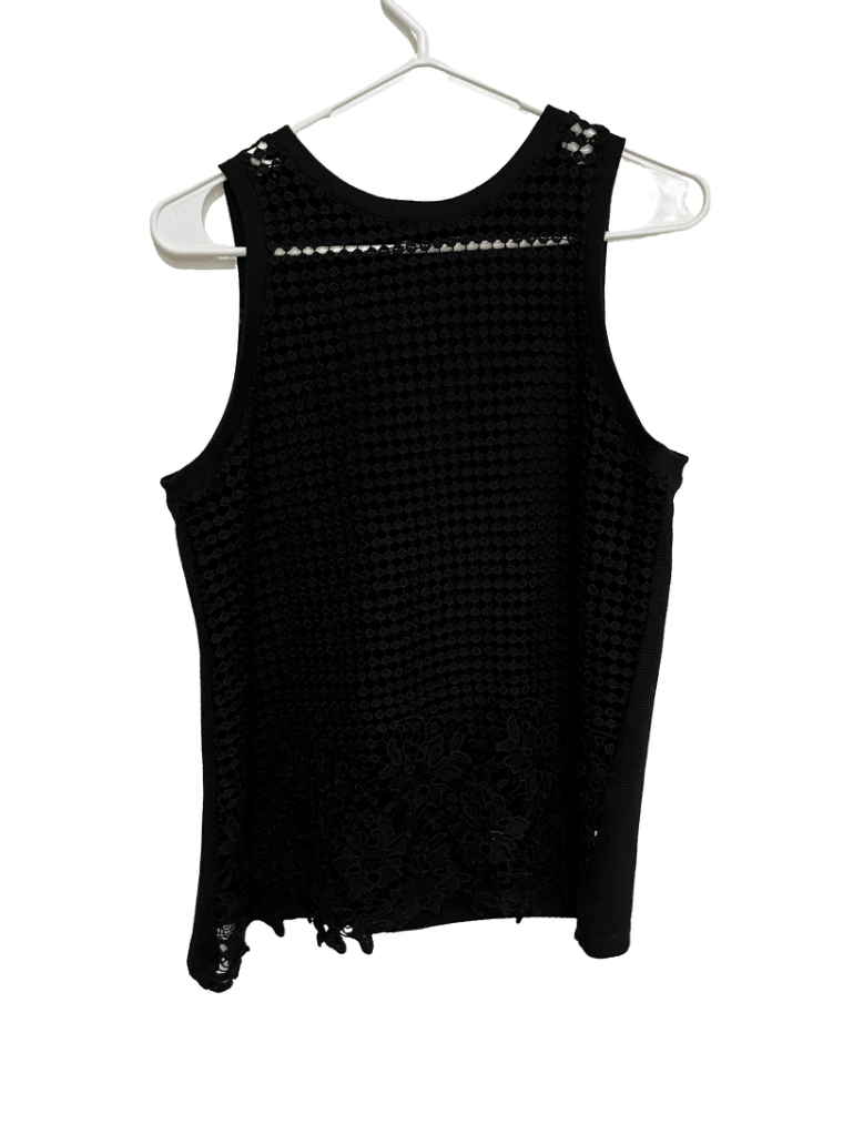 Blusa Negra Con Encaje