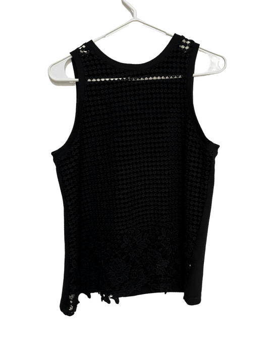 Blusa Negra Con Encaje