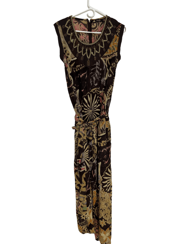 Braga Estampada Negra