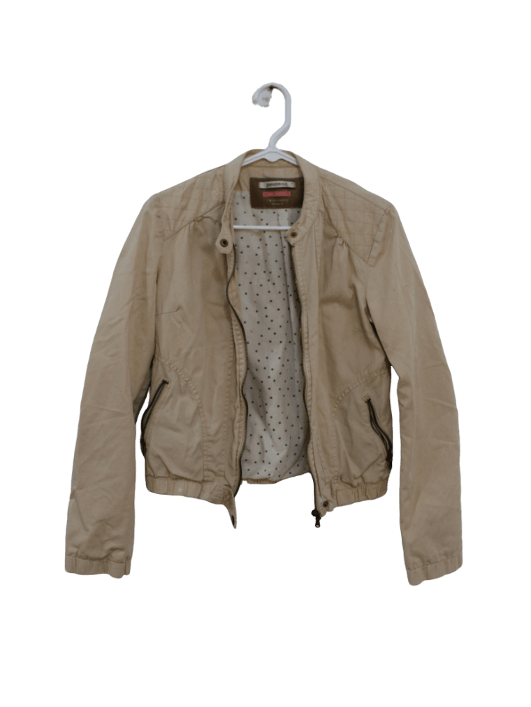 Chaqueta Beige Bershka