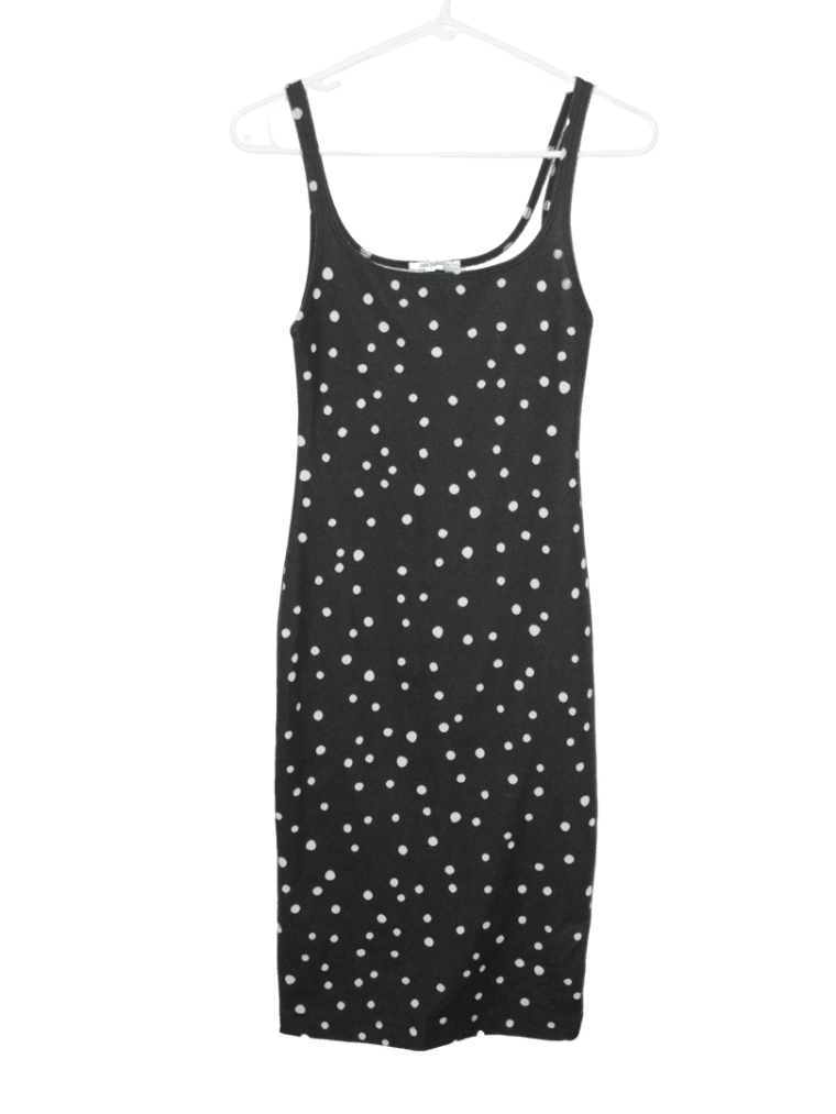 Vestido De Puntos Zara