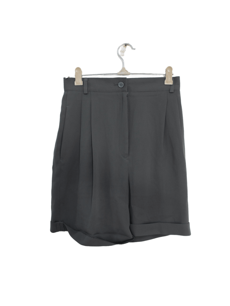 Short Largo Formal Gris De Algodón/Poliester Marca Saitino Italy