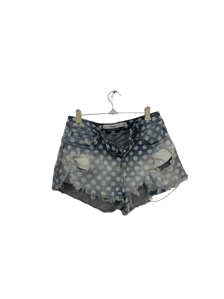 Short Polka Dots Bluejean Zara