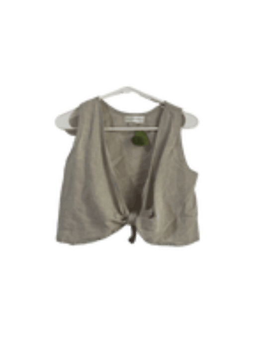 Chaleco Beige Geraldine Bedrosian