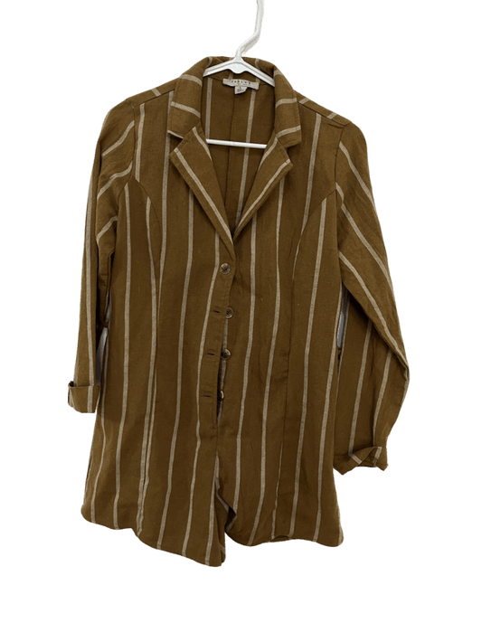 Conjunto Sin Marca Mostaza Romper manga larga