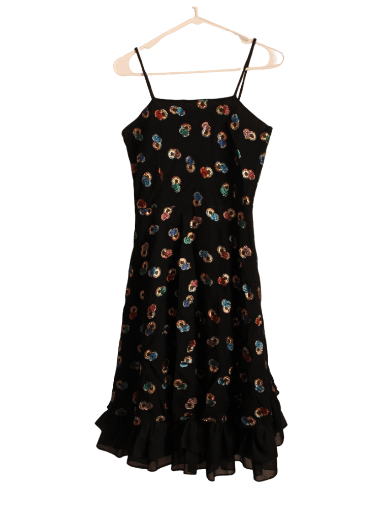 Vestido Sin Marca Negro