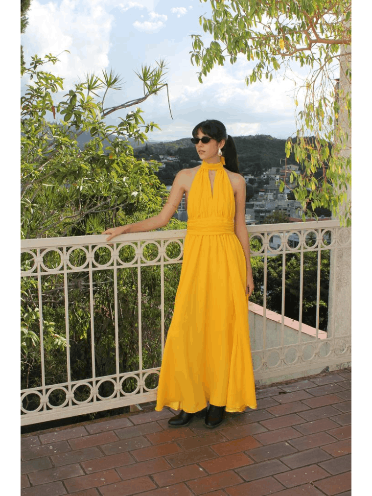 Vestido Amarillo - WeBorrow
