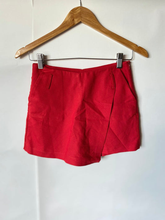 Short rojo Zara