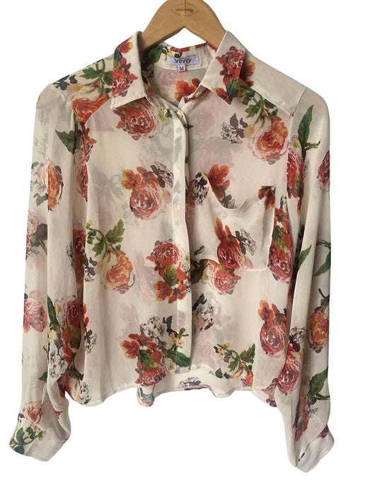 Blusa Manga Larga Verty Estampado De Flores