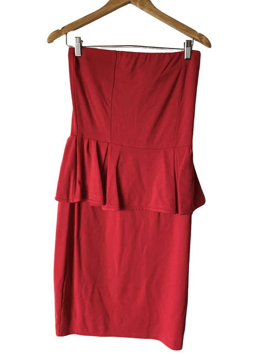 Vestido Strapless Rojo MNG