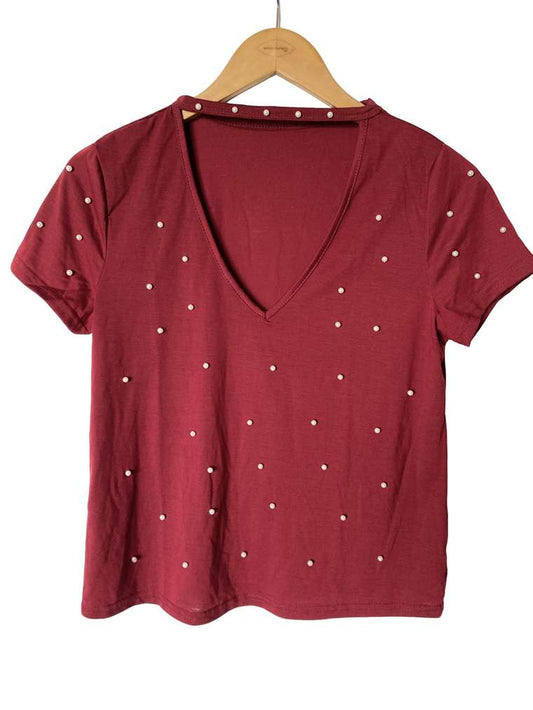 Blusa Shein Vinotinto